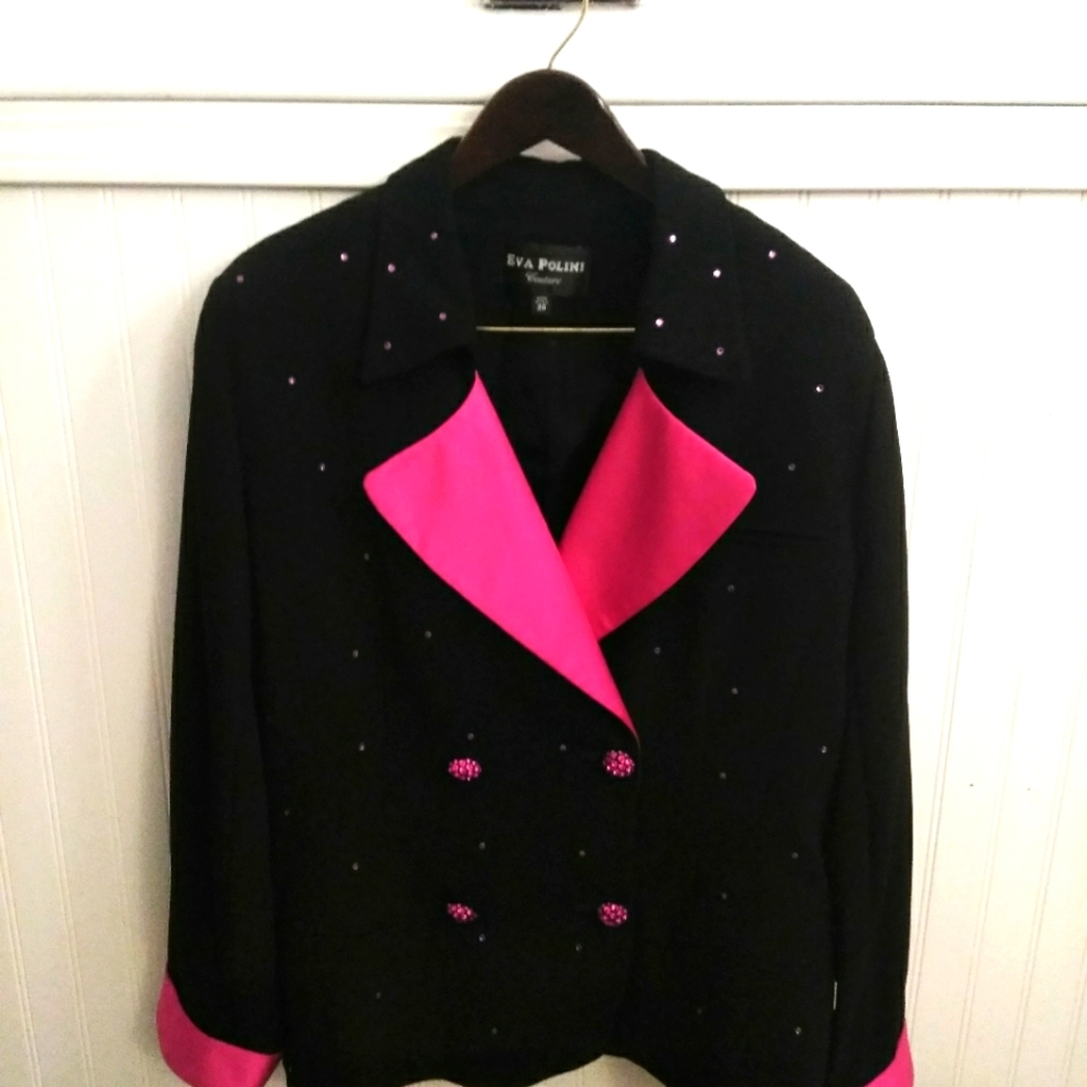 Eva Polini Couture Double breasted 1990's Vintage